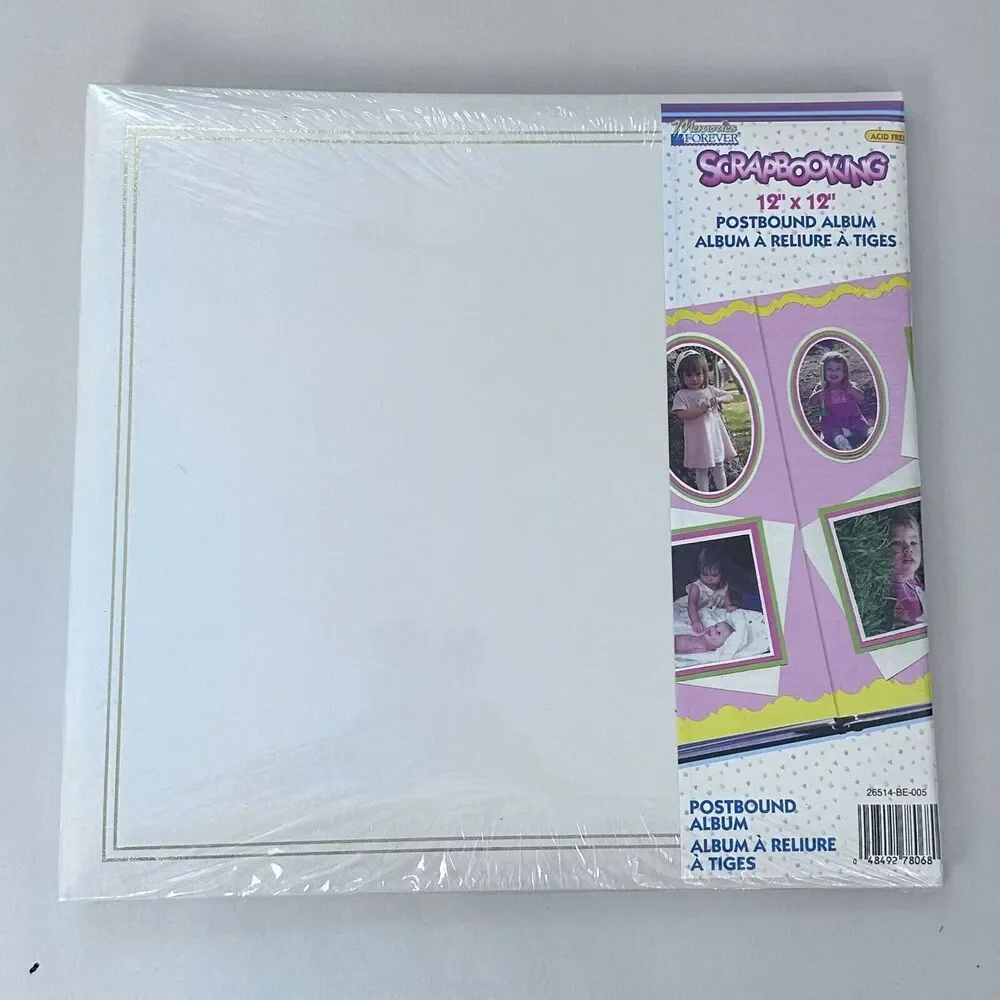 Memories Forever Postbound Álbum Scrapbooking With Pages Vintage 12 X 12 New NOS